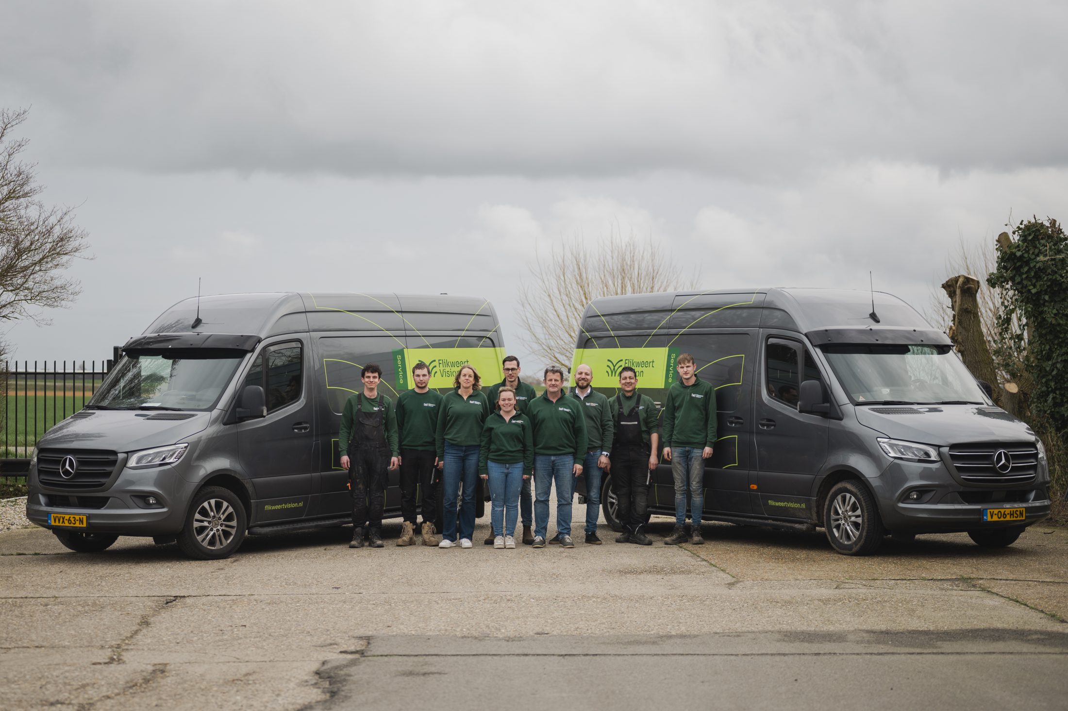 Team en bussen Flikweert Vision