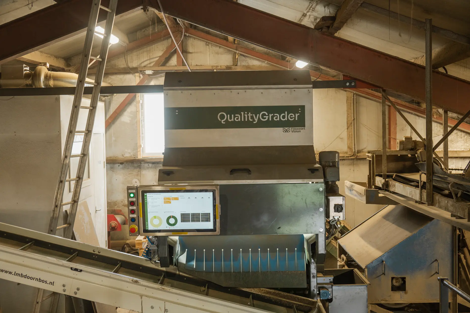 Quality Grader in bedrijf