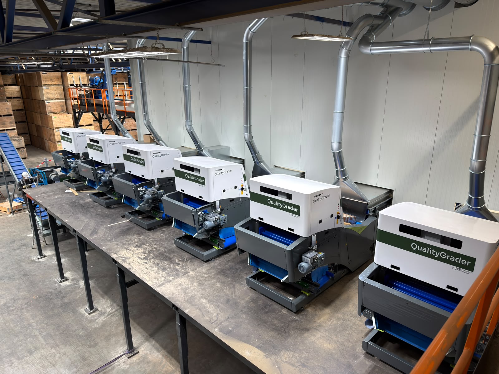 Grote sorteerlijn QualityGraders